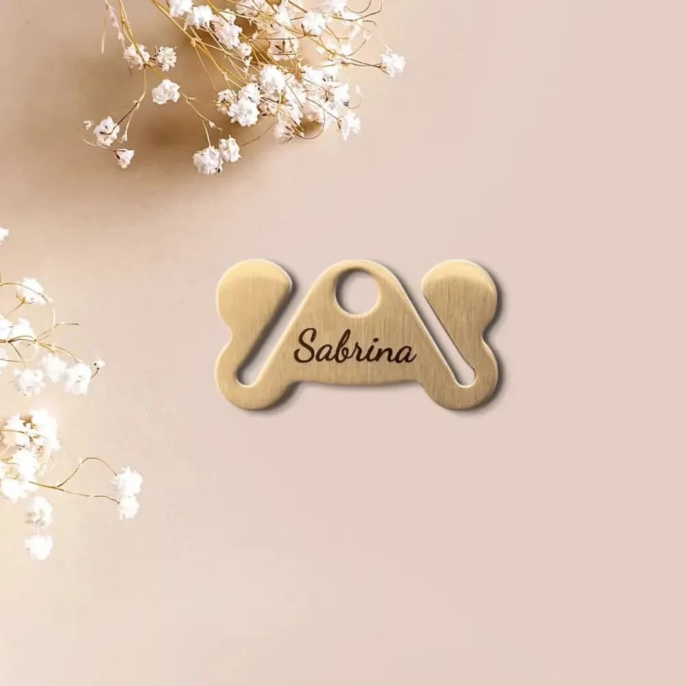 Edelstahl Hundekotbeutelhalter in Knochenform