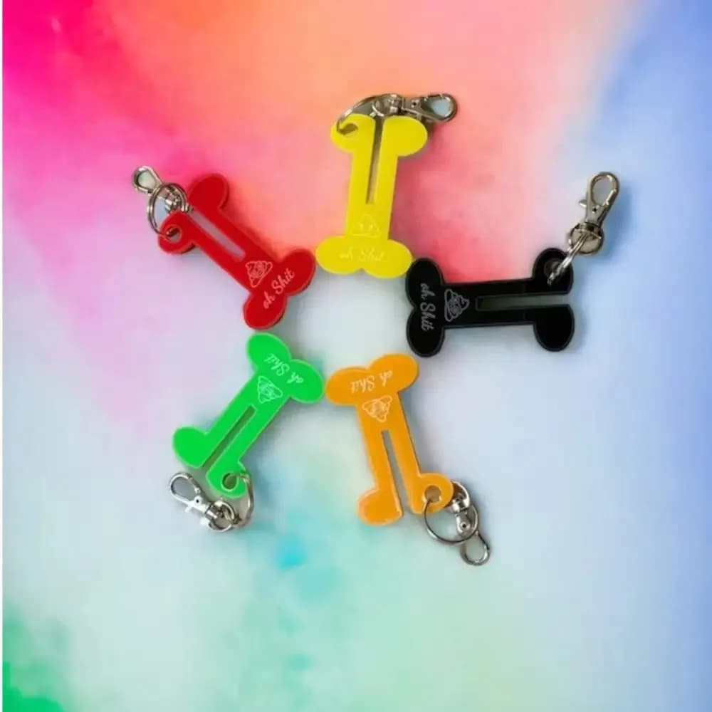 Kotbeutelanhänger "Oh Shit"