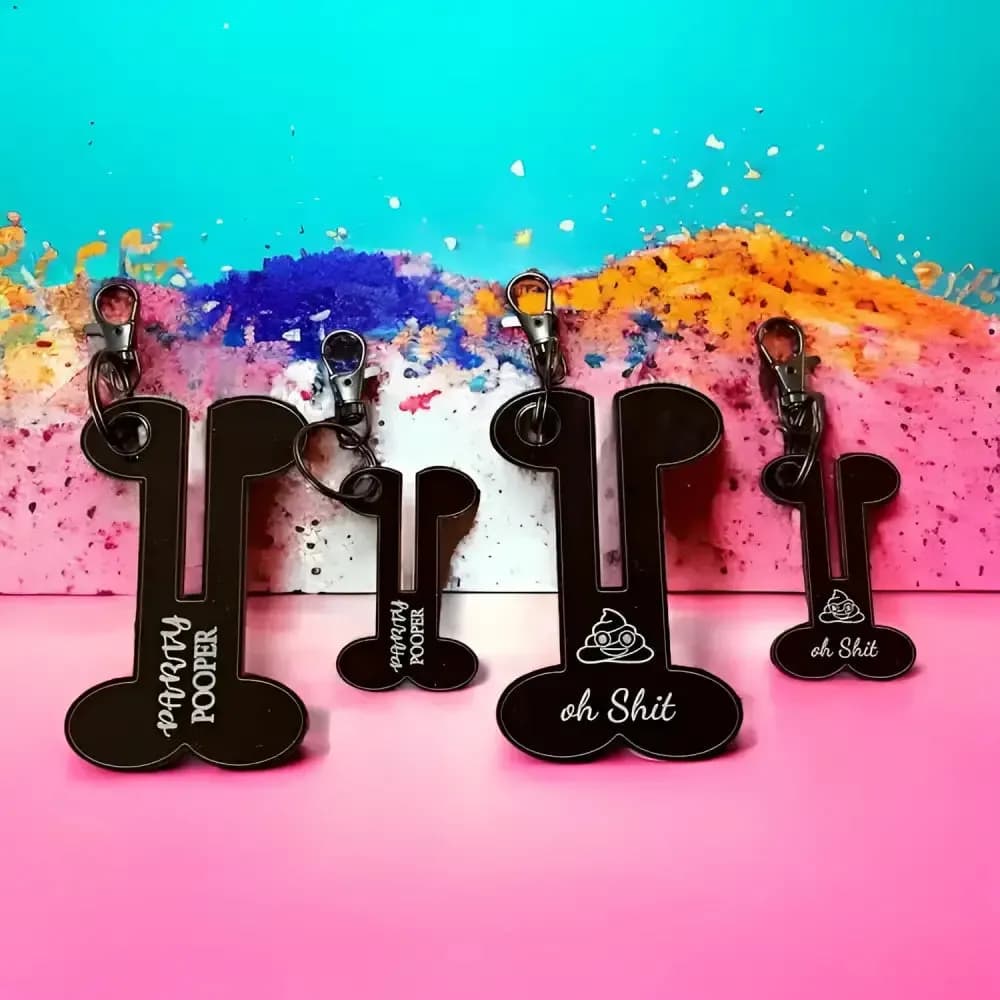 Kotbeutelanhänger "Oh Shit"