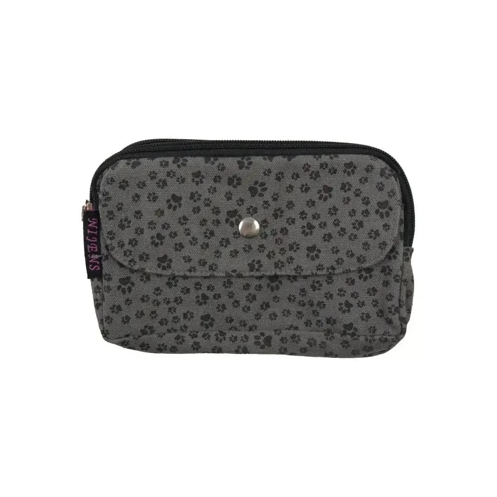 Leckerli-Tasche Arizona von Nijens "Grau mit Pfotendruck"