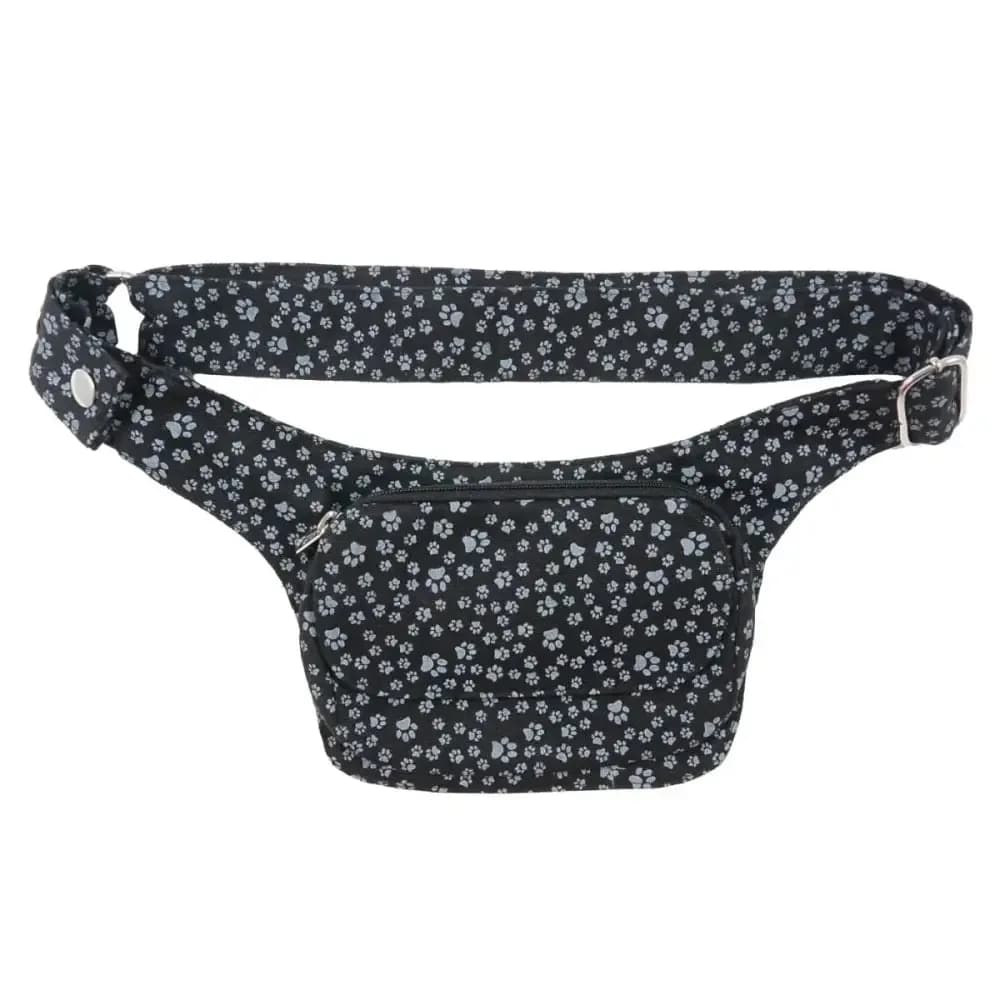 Leckerli-Tasche Mainz von Nijens "Schwarz Pfotendruck"