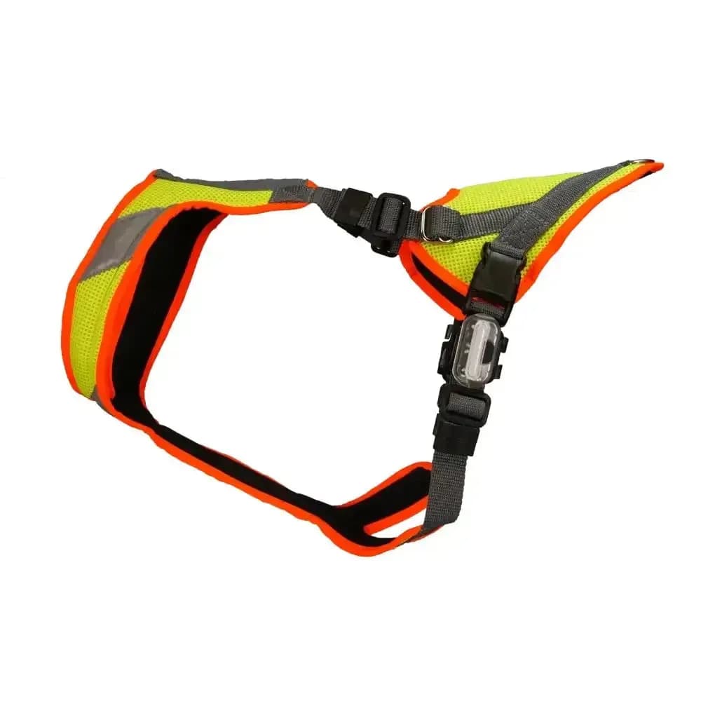 Mantrailing-Geschirr V mit Reflektor und LED
